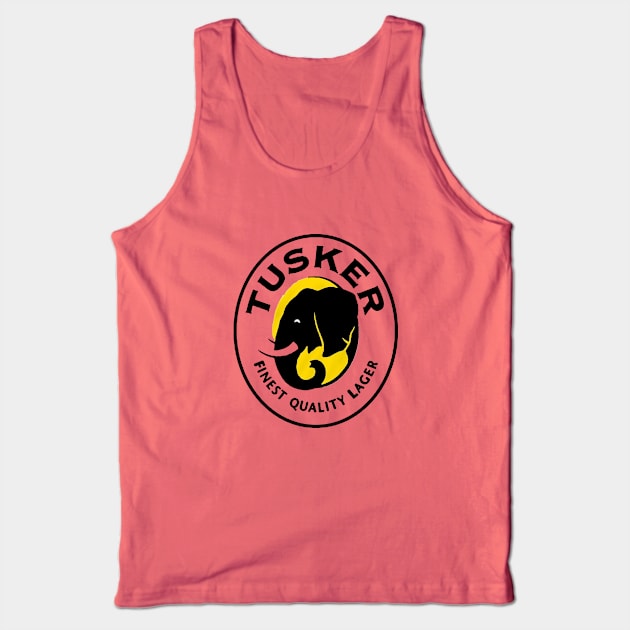 Tusker Lager Logo Tank Top by alshasamir